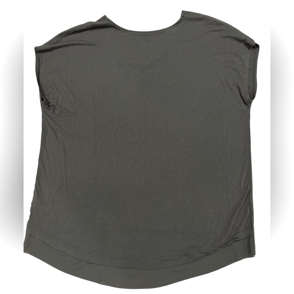 Chicos by Chicos V-Neck High Low Black Oversized Knit Blouse Women’s Sz 3 - Picture 2 of 7